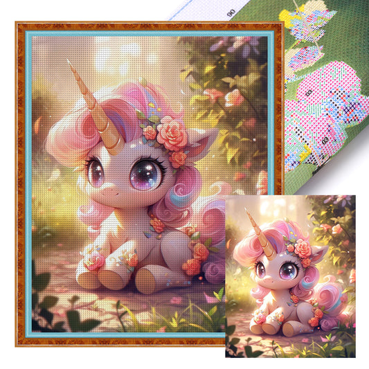 Unicorn - 11CT Stamped Cross Stitch 40*50CM