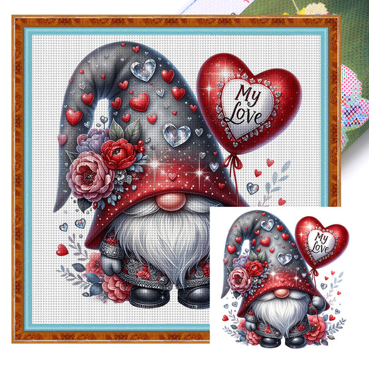 Caring Goblin - 11CT Stamped Cross Stitch 40*40CM