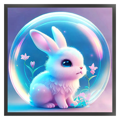 Crystal Ball Zodiac Signs-Rabbit - 11CT Stamped Cross Stitch 40*40CM