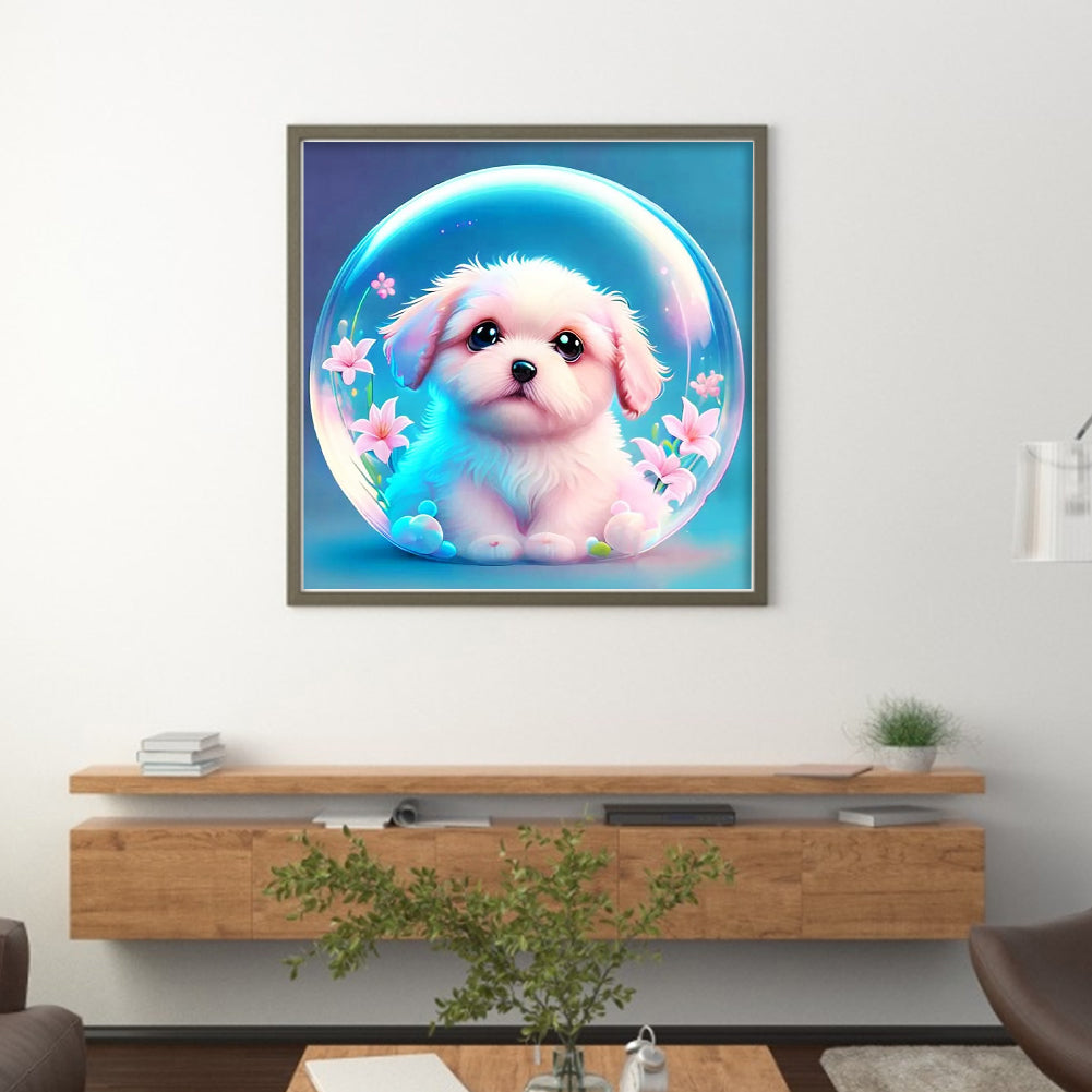 Crystal Ball Zodiac Sign-Dog - 11CT Stamped Cross Stitch 40*40CM