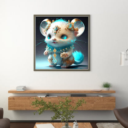 Zodiac Sign - Rat - 11CT Stamped Cross Stitch 40*40CM