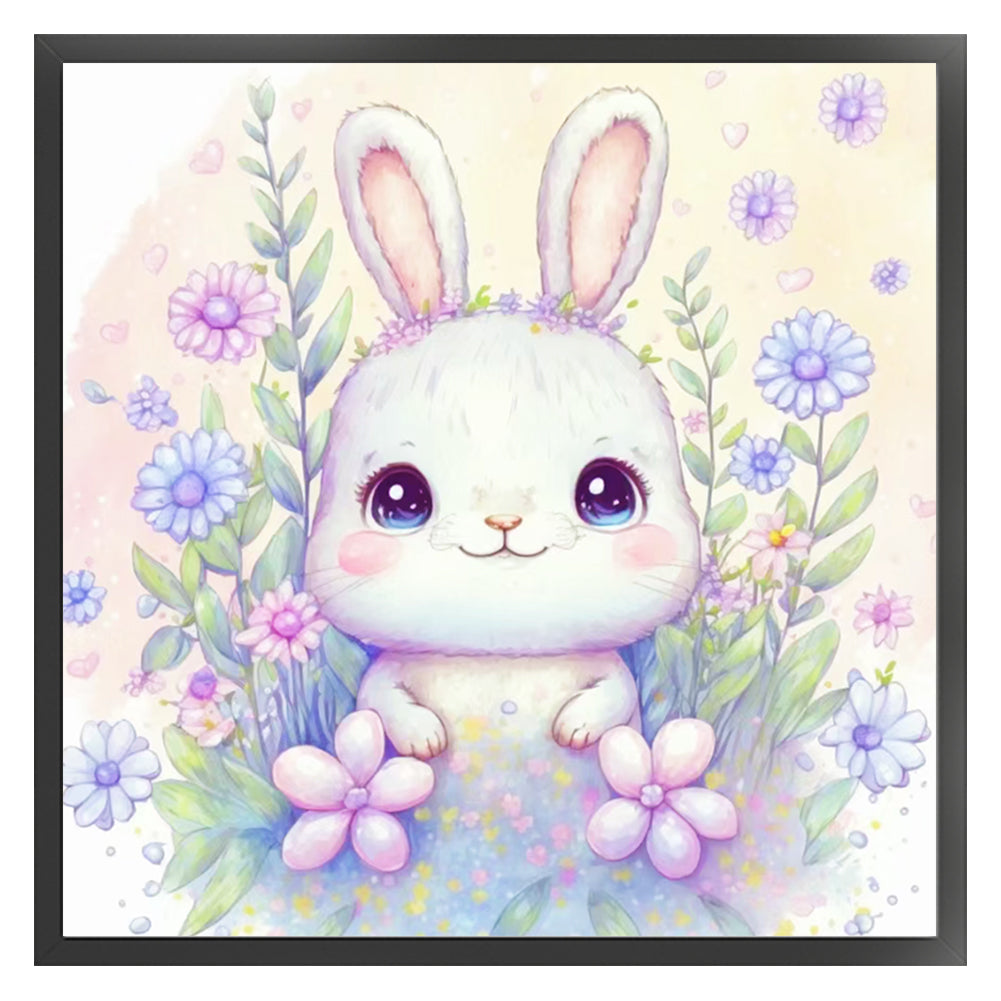 Zodiac Sign-Rabbit - 11CT Stamped Cross Stitch 40*40CM