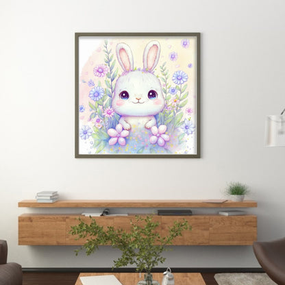Zodiac Sign-Rabbit - 11CT Stamped Cross Stitch 40*40CM
