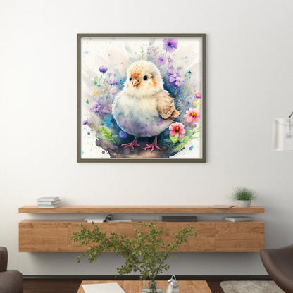 Zodiac Sign - Rooster - 11CT Stamped Cross Stitch 40*40CM