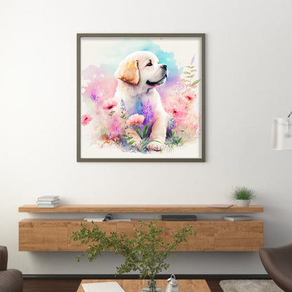 Zodiac Sign-Dog - 11CT Stamped Cross Stitch 40*40CM