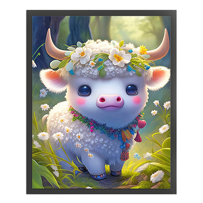 Zodiac Sign - Ox - 11CT Stamped Cross Stitch 40*50CM