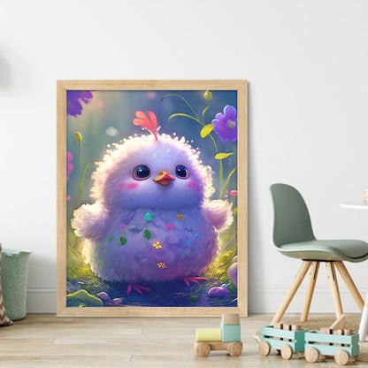 Zodiac Sign - Rooster - 11CT Stamped Cross Stitch 40*50CM