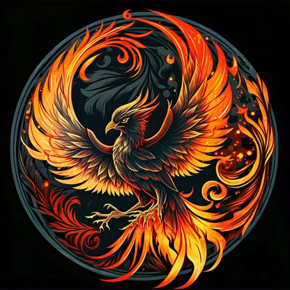 Phoenix - Full Round Drill Diamond Painting 30*30CM