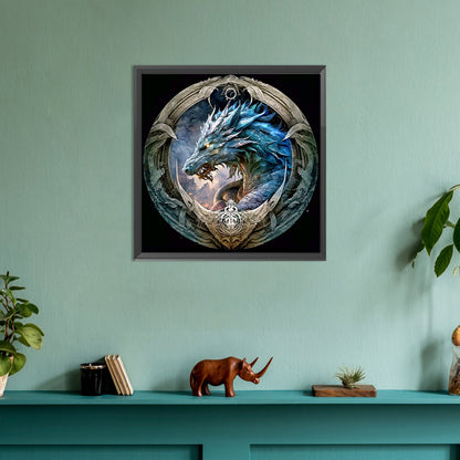 Angry Flying Dragon - Full Round Drill Diamond Painting 30*30CM