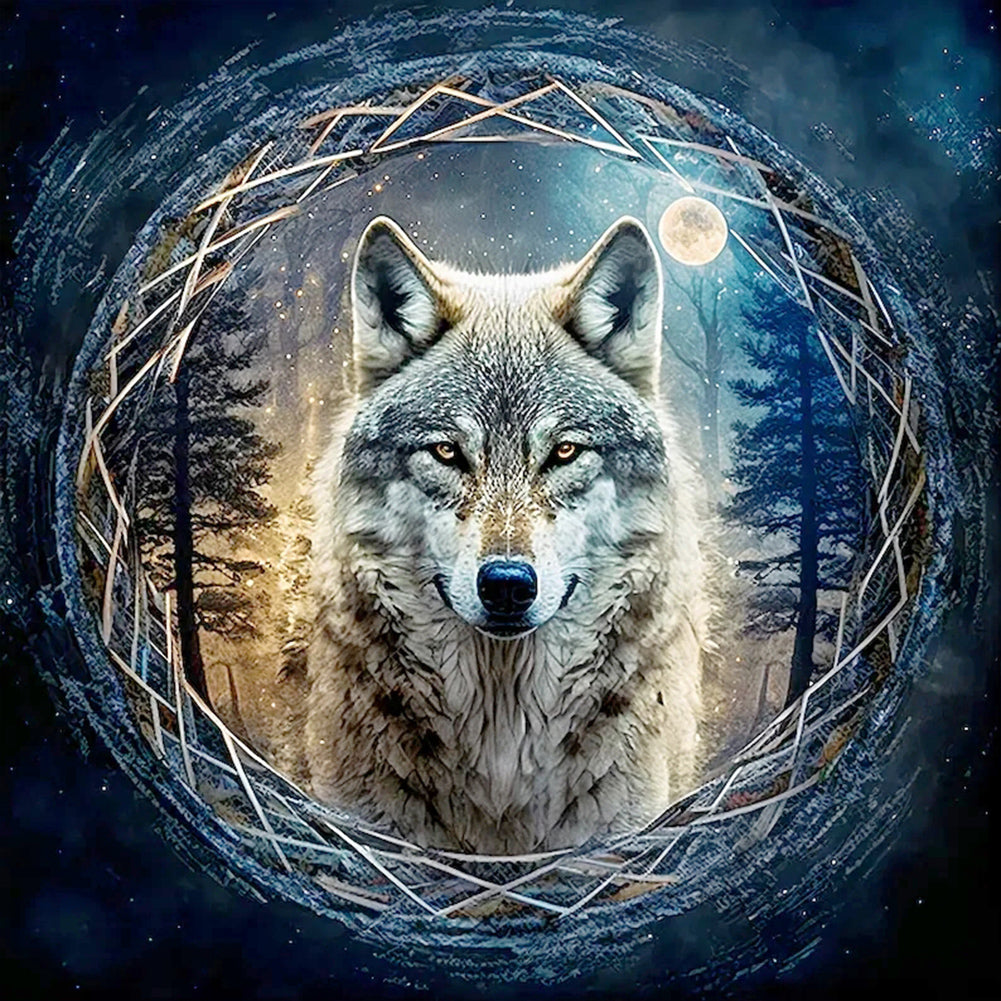 Coyote - Full Round Drill Diamond Painting 30*30CM