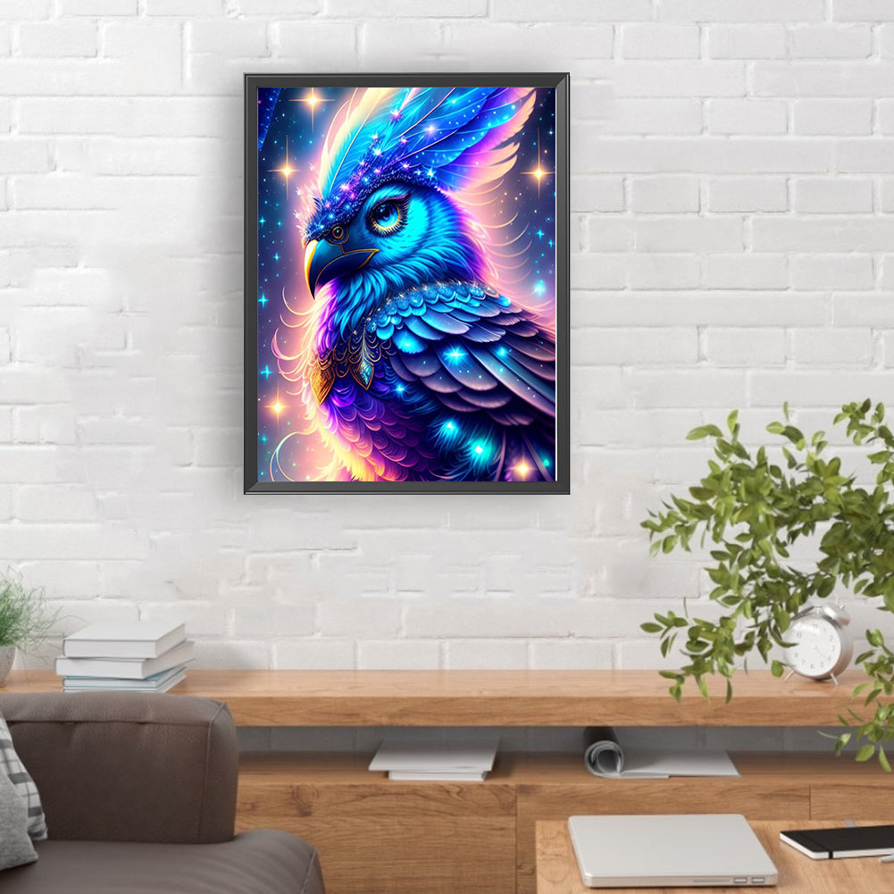 Beautiful Feathered Bird - Full Round Drill Diamond Painting 30*40CM
