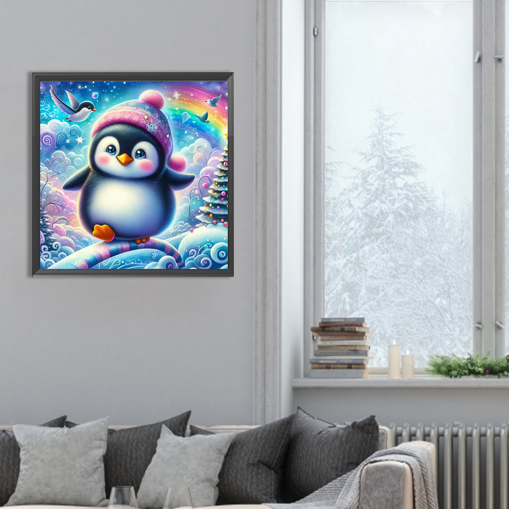 Little Penguin - Full Round Drill Diamond Painting 30*30CM