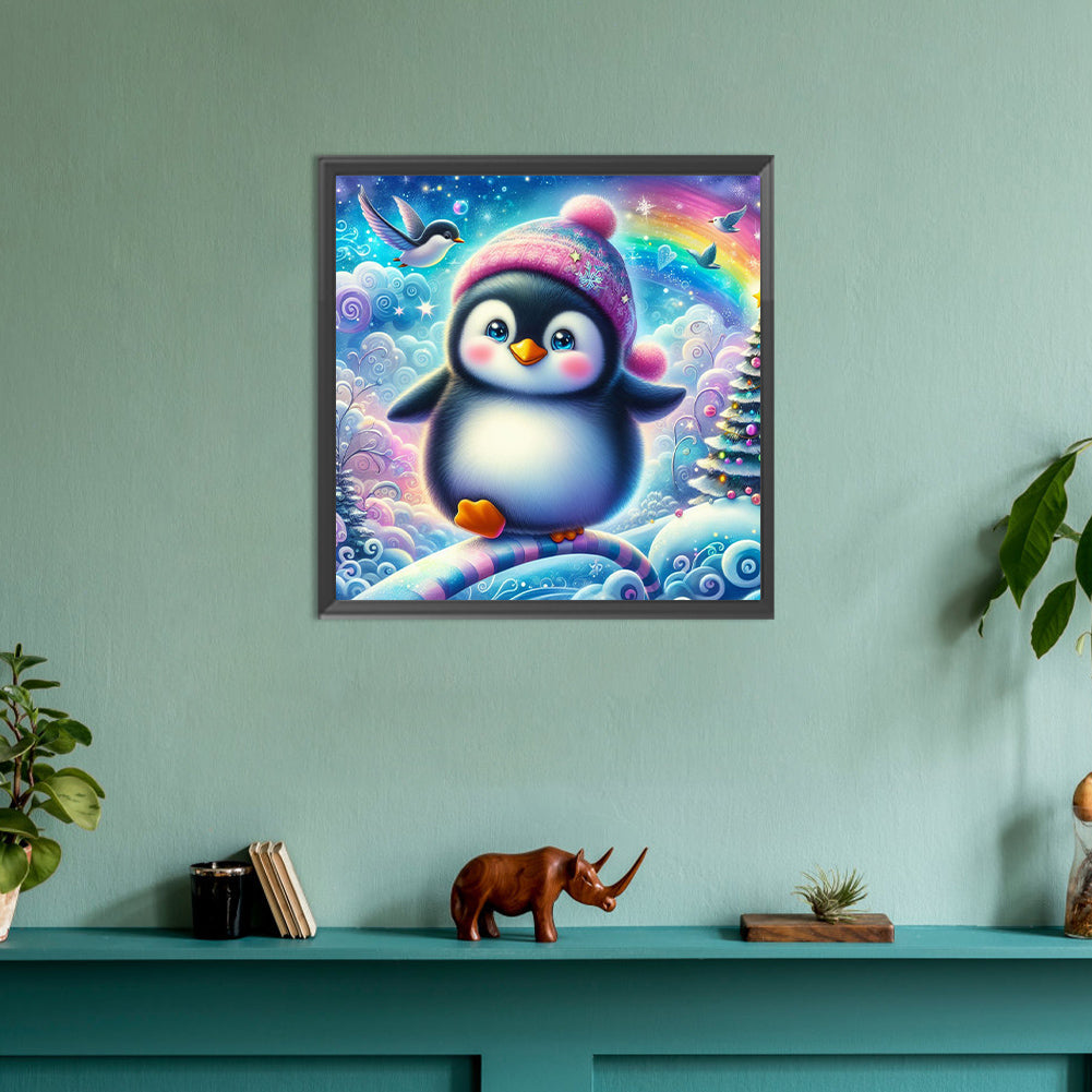 Little Penguin - Full Round Drill Diamond Painting 30*30CM