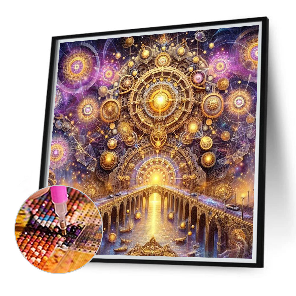 Kaleidoscope Of Time And Space - Full Round Drill Diamond Painting 40*40CM