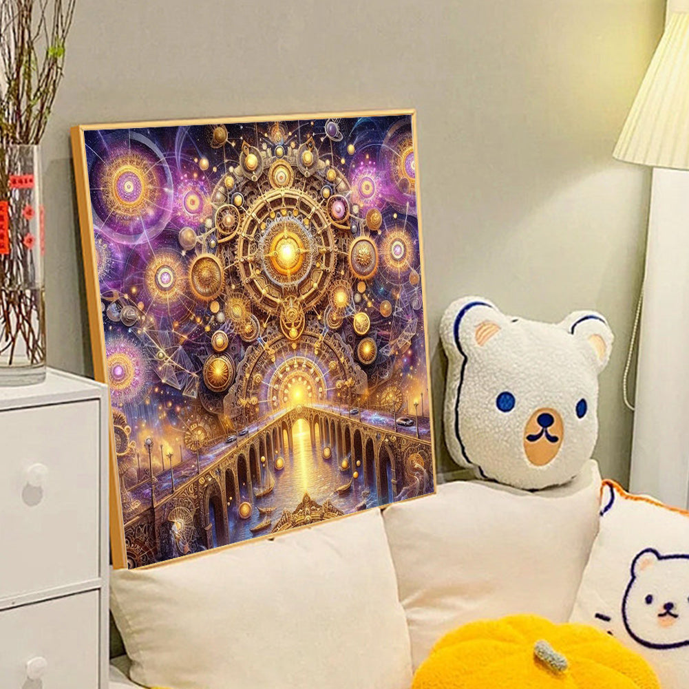 Kaleidoscope Of Time And Space - Full Round Drill Diamond Painting 40*40CM