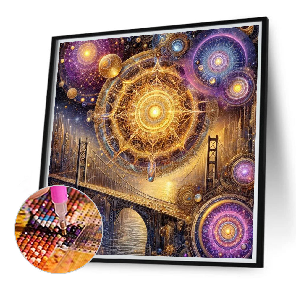 Kaleidoscope World - Full Round Drill Diamond Painting 40*40CM
