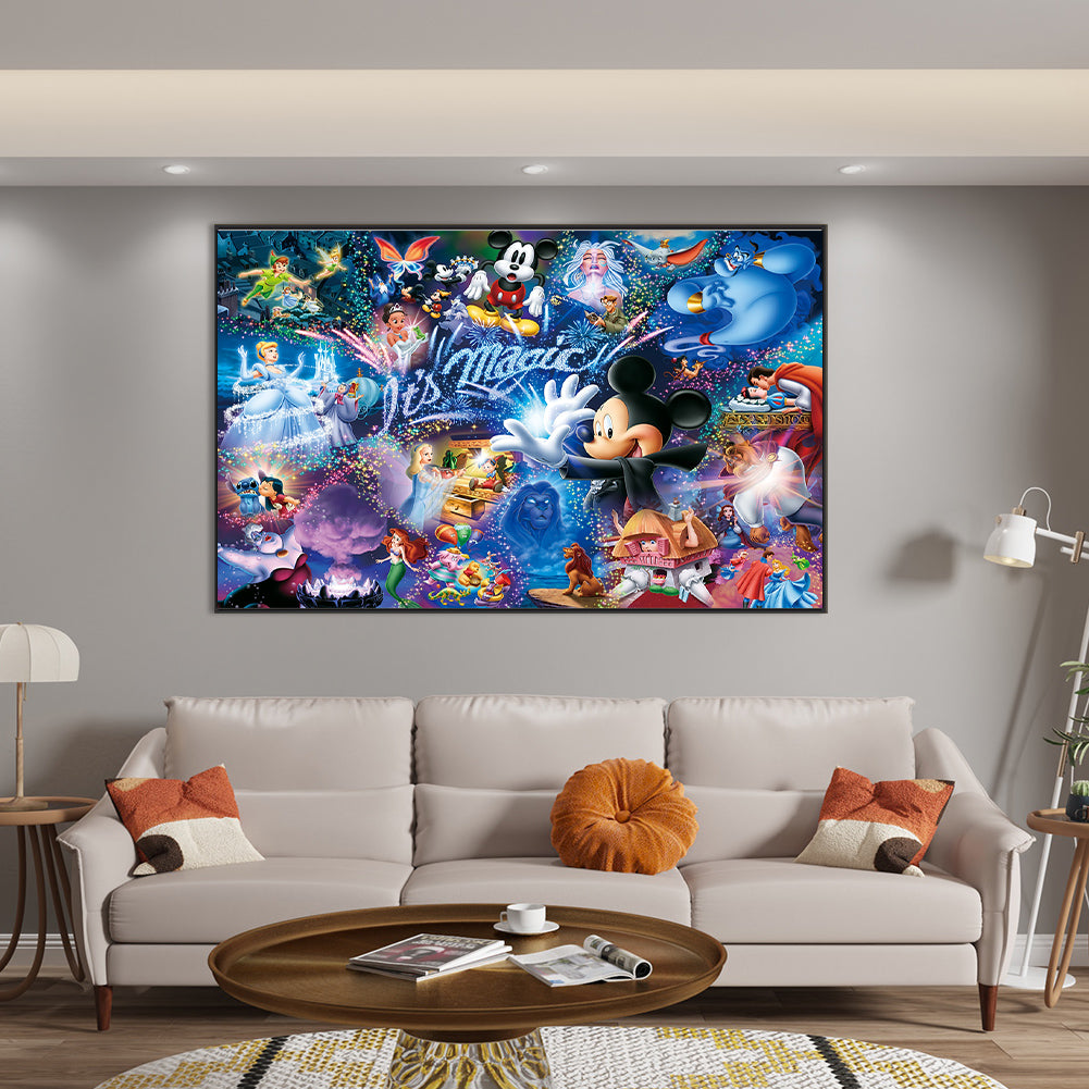 Mickey'S Fantasy Magic - Full Square Drill Diamond Painting 80*50CM