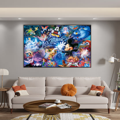 Mickey'S Fantasy Magic - Full Square Drill Diamond Painting 80*50CM