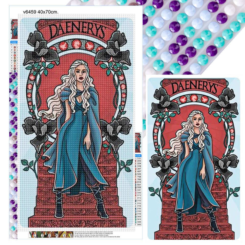 Ladder Queen - Full Round Drill Diamond Painting 40*70CM