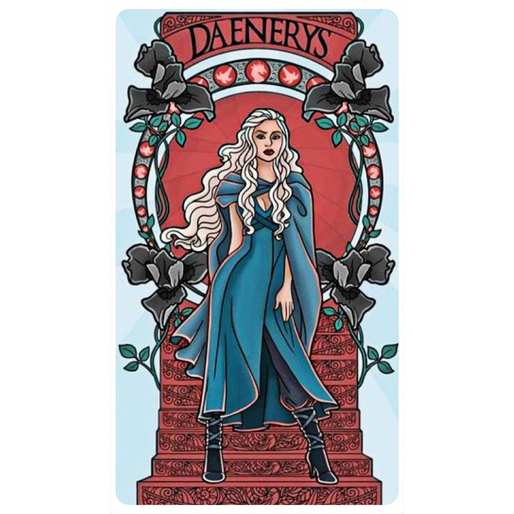 Ladder Queen - Full Round Drill Diamond Painting 40*70CM
