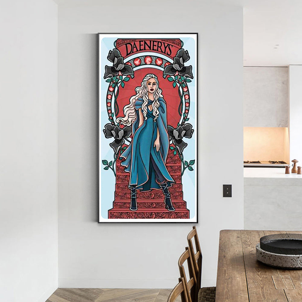 Ladder Queen - Full Round Drill Diamond Painting 40*70CM