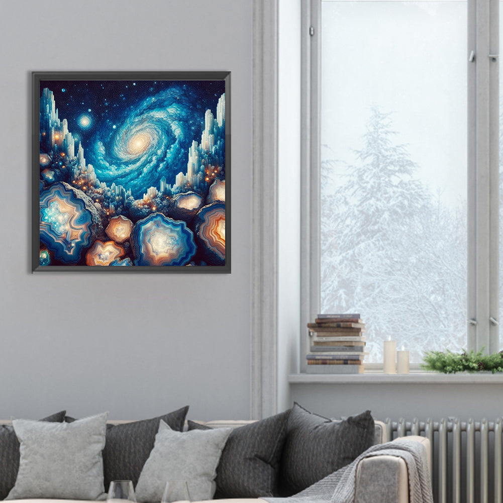 Universe Galaxy Nebula - Full Round Drill Diamond Painting 30*30CM