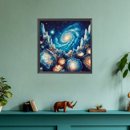 Universe Galaxy Nebula - Full Round Drill Diamond Painting 30*30CM