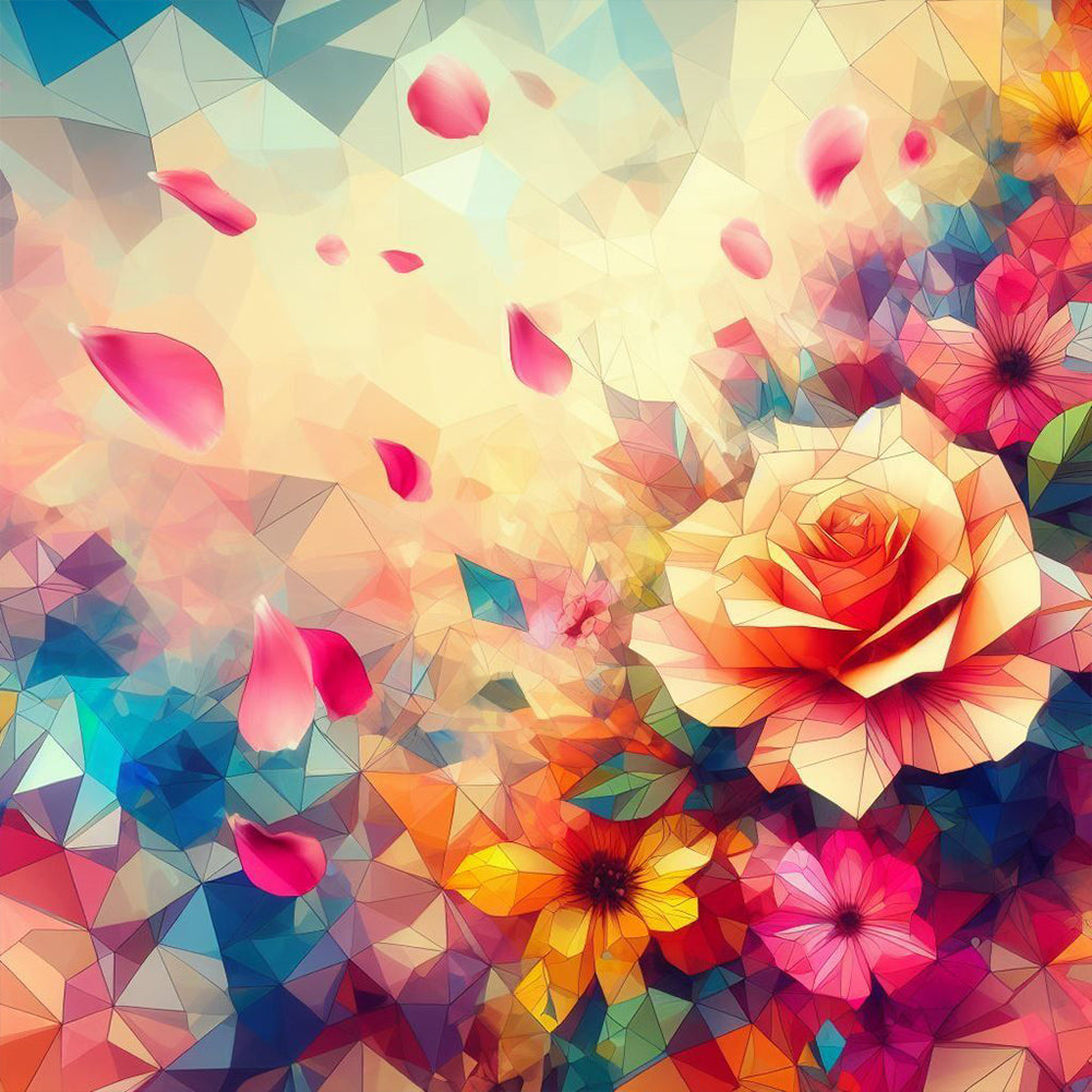 3D Rose - Full Round Drill Diamond Painting 30*30CM