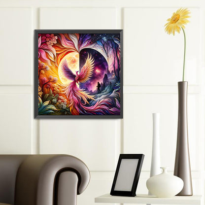 Phoenix Of Two Realms - Full Round Drill Diamond Painting 40*40CM