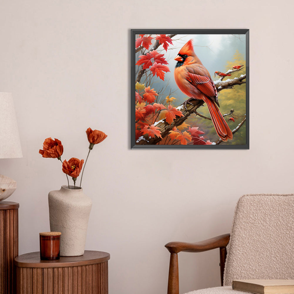 Cardinal - Full Round Drill Diamond Painting 30*30CM