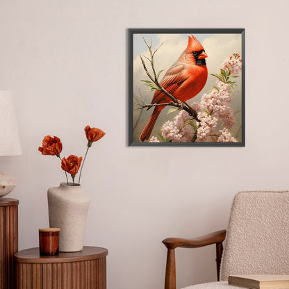 Cardinal - Full Round Drill Diamond Painting 30*30CM
