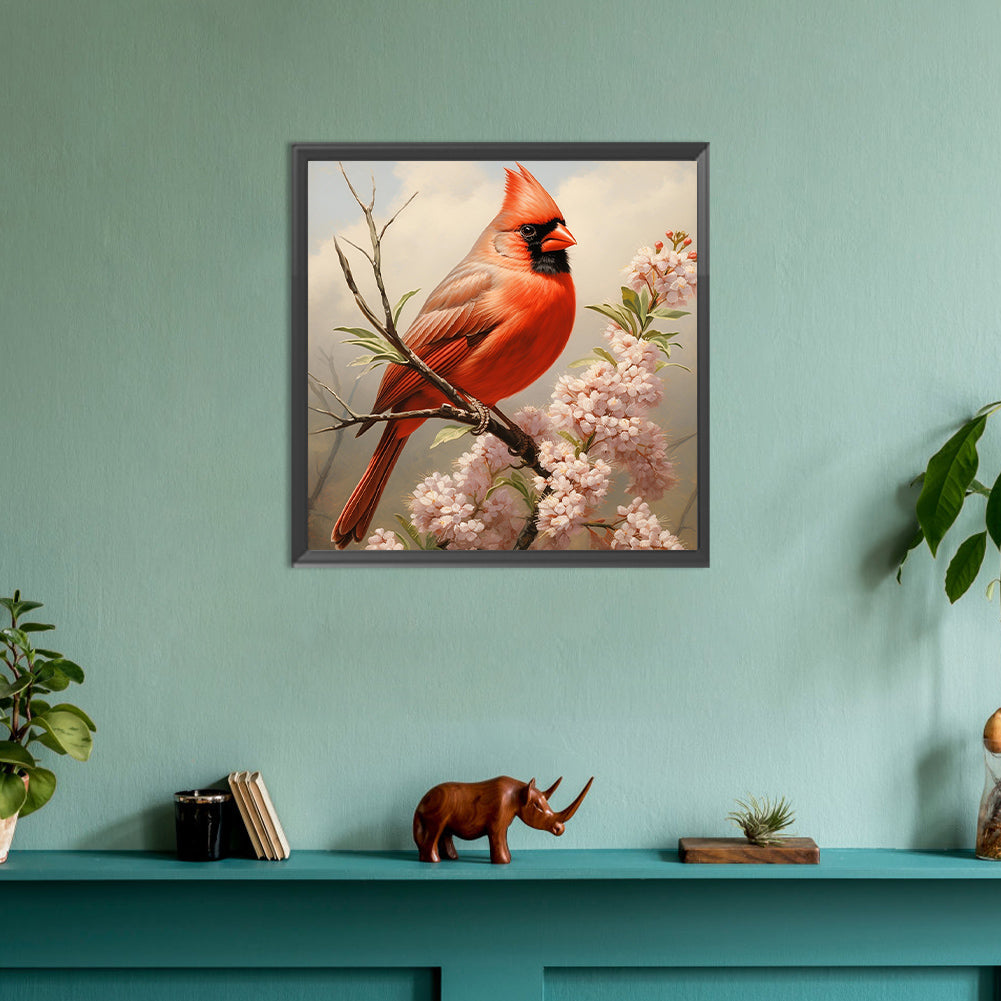 Cardinal - Full Round Drill Diamond Painting 30*30CM