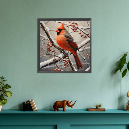 Cardinal - Full Round Drill Diamond Painting 30*30CM