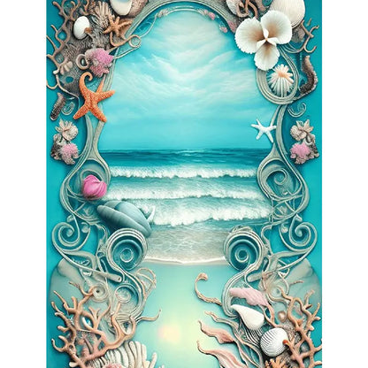 Beach Shells - Full Square Drill Diamond Painting 30*40CM