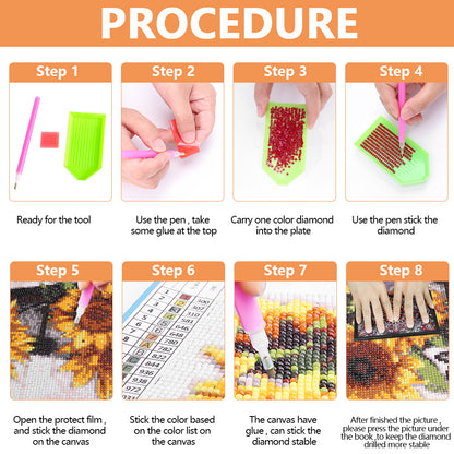 Colorful Ink Cat - Full Square Drill Diamond Painting 30*40CM