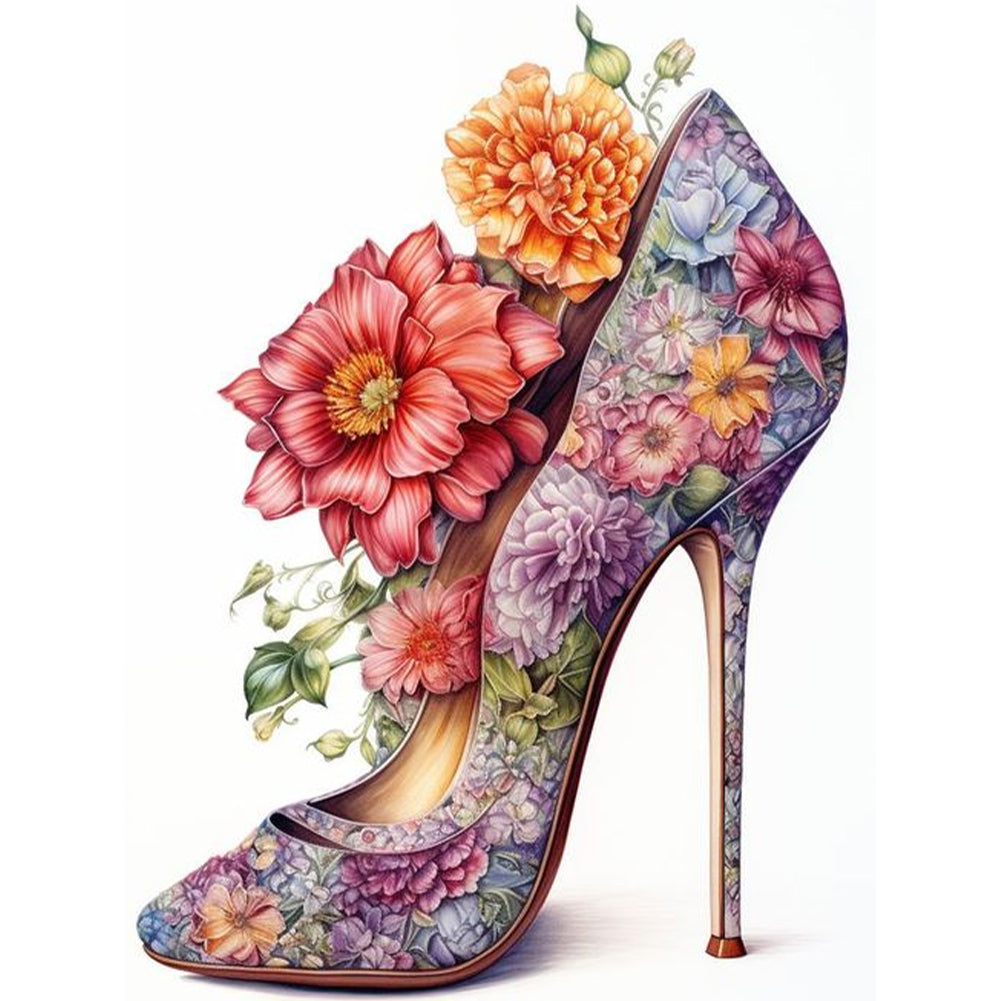 High Heel - Full Round Drill Diamond Painting 30*40CM