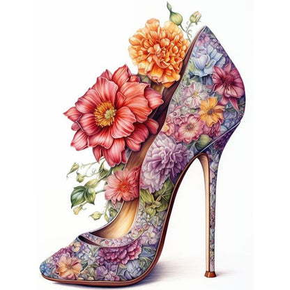 High Heel - Full Round Drill Diamond Painting 30*40CM