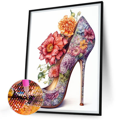 High Heel - Full Round Drill Diamond Painting 30*40CM