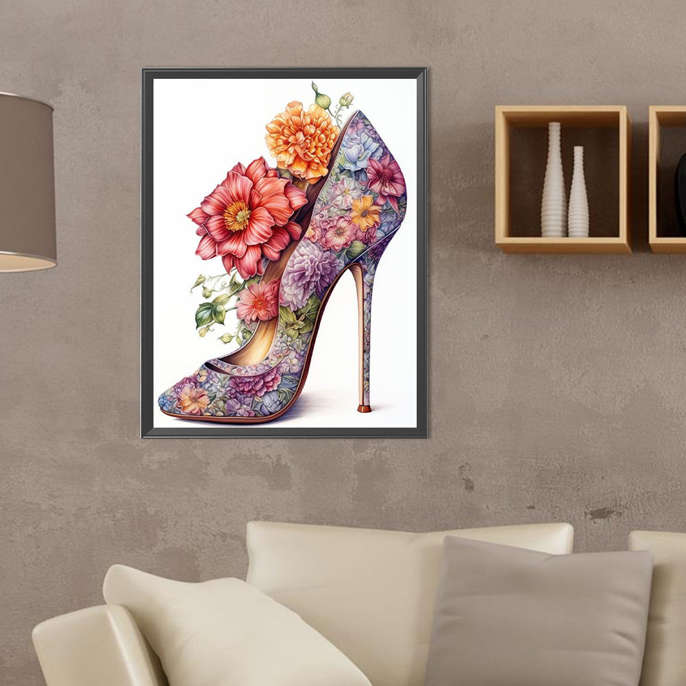 High Heel - Full Round Drill Diamond Painting 30*40CM