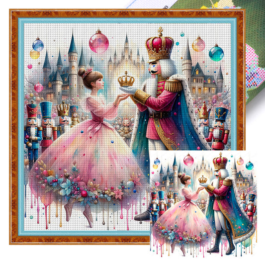 Nutcracker - 11CT Stamped Cross Stitch 60*60CM