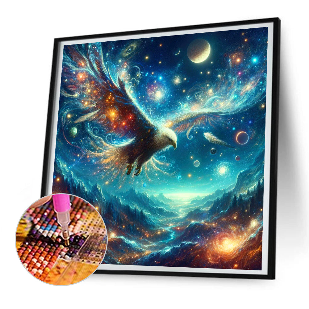 Vibe Eagle - Full Round Drill Diamond Painting 30*30CM