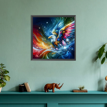 Atmosphere Color Eagle - Full Round Drill Diamond Painting 30*30CM