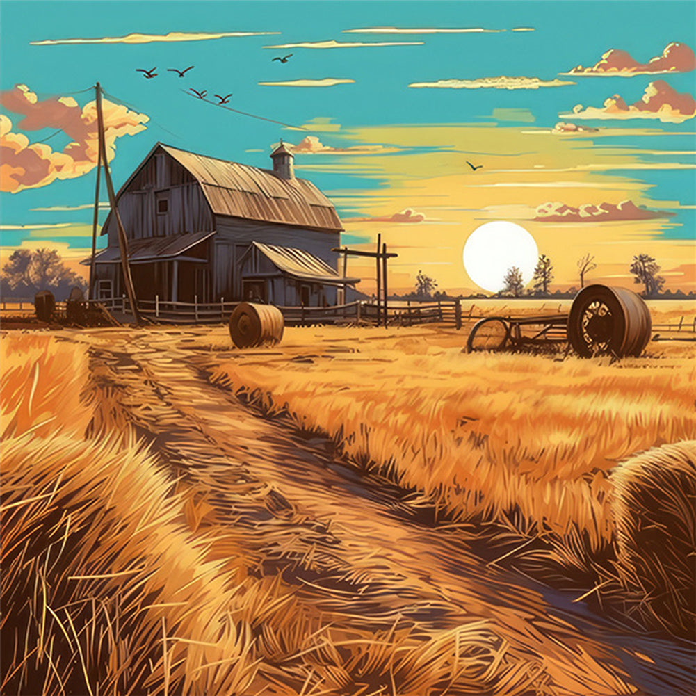 Farm Life - Full Square Drill Diamond Painting 40*40CM