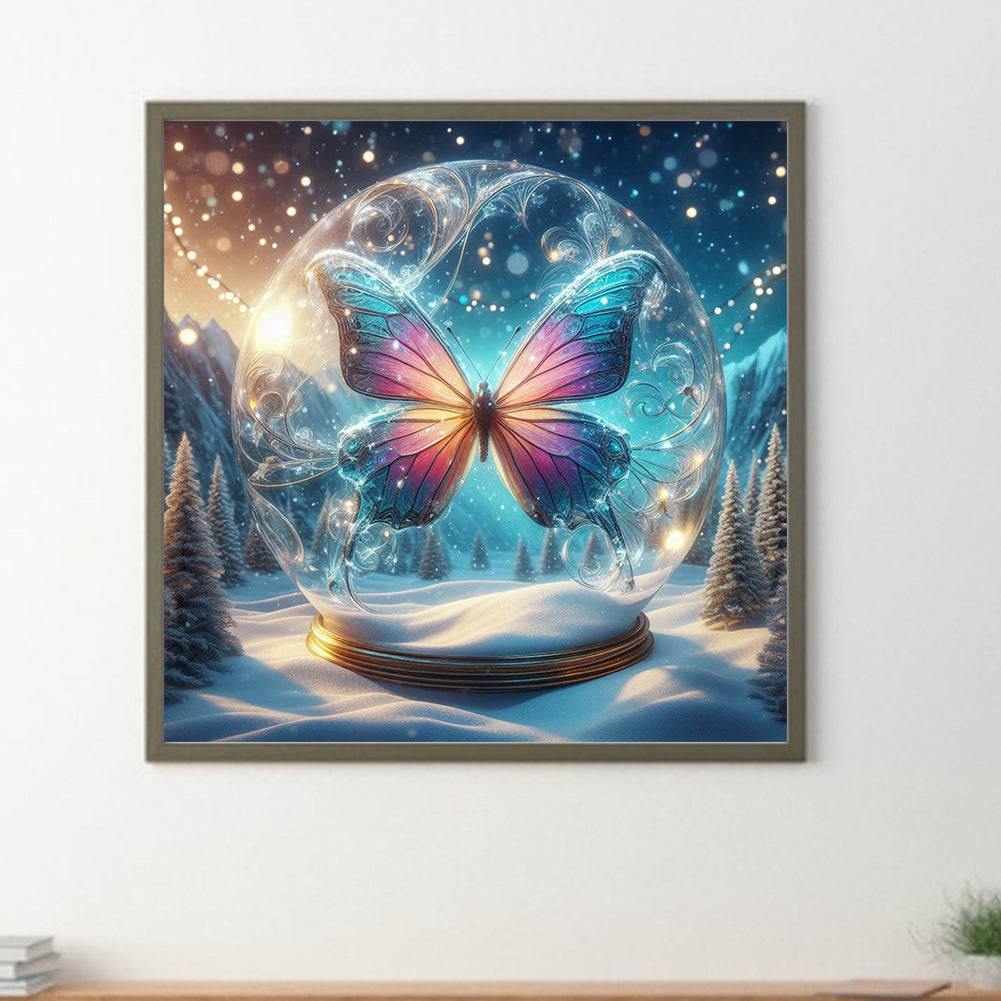 Fantasy Butterfly - Full Round Drill Diamond Painting 30*30CM