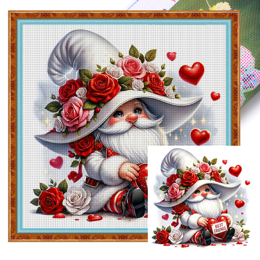 Caring Goblin - 11CT Stamped Cross Stitch 40*40CM