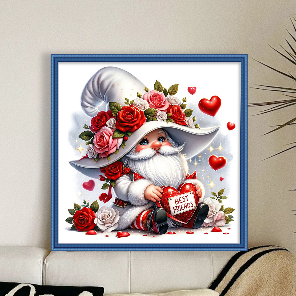 Caring Goblin - 11CT Stamped Cross Stitch 40*40CM