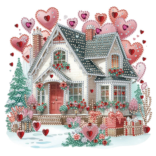 Love House - Special Shaped Drill Diamond Painting 30*30CM