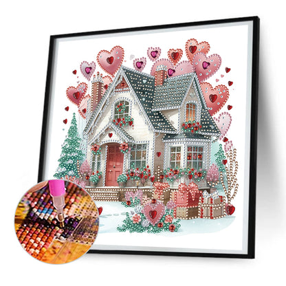 Love House - Special Shaped Drill Diamond Painting 30*30CM