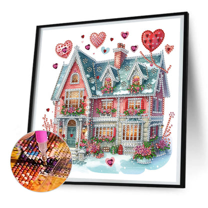 Love House - Special Shaped Drill Diamond Painting 30*30CM