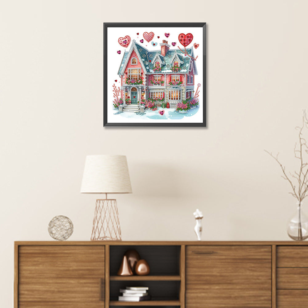 Love House - Special Shaped Drill Diamond Painting 30*30CM